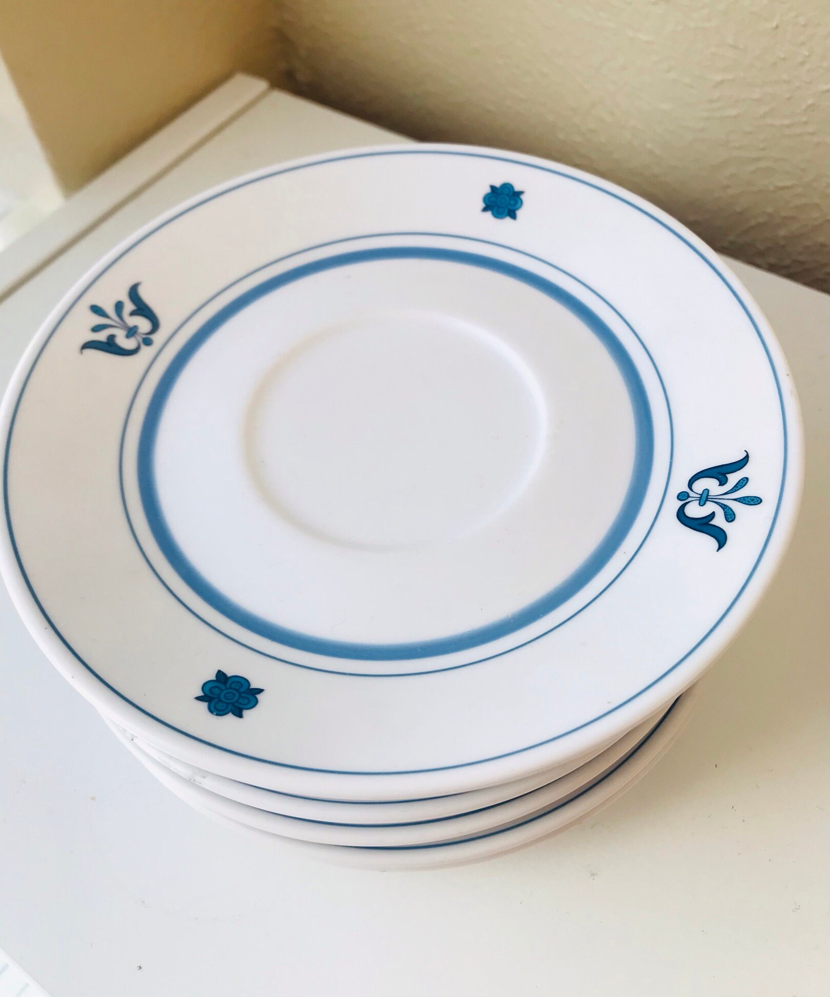 4 Noritake Progression saucers made in Japan Etsy