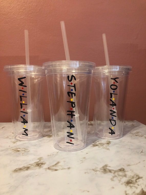 Friends Inspired Tumbler Personalized Friends Tumbler Personalized Friends  Cup Friends the TV Show Tumblers Friends Tumblers 