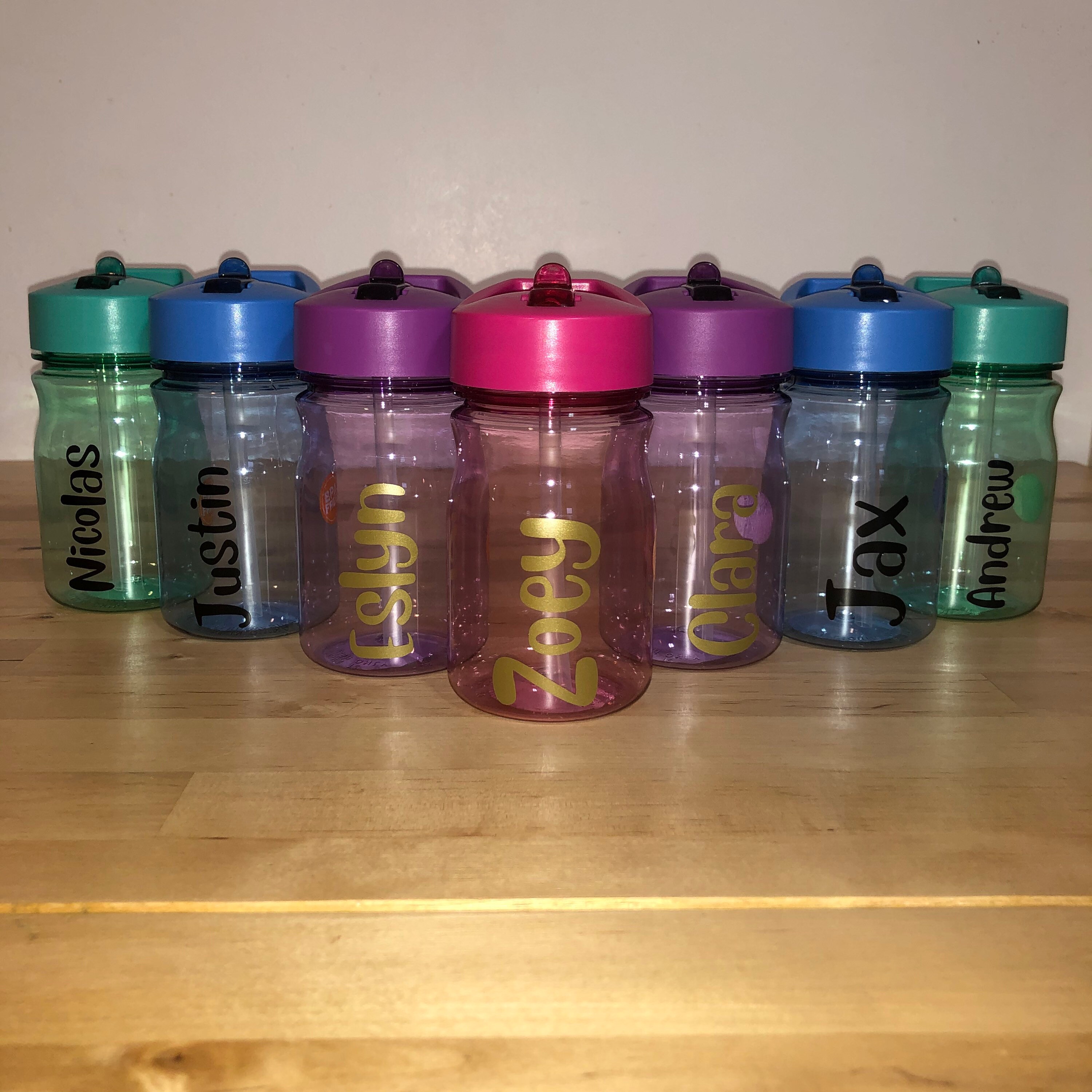 Tazas personalizadas para niños / botella de agua para niños / Tazas de paja  personalizadas para niños / taza para niños pequeños / taza para niños /  regalos para niños / tazas para niños -  México