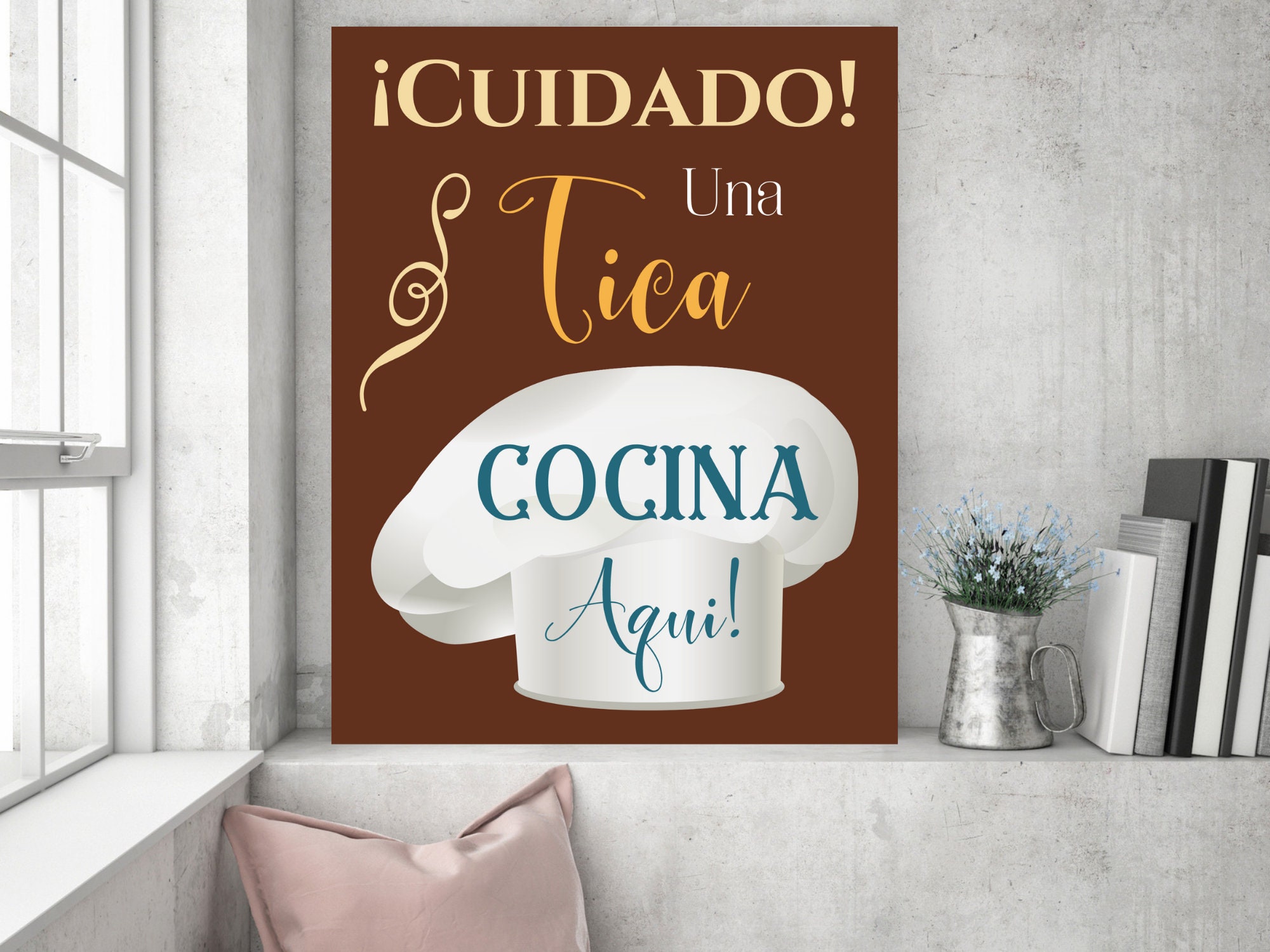 Costa Rican Art, Tica, Costa Rican Wall Art, Costa Rican Kitchen Art