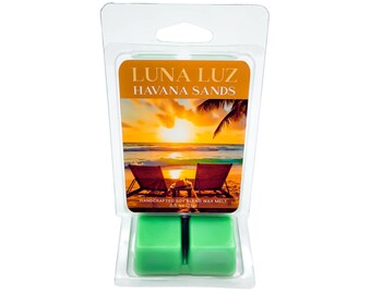 Havana Sands Wax Melt, Cuban Wax Melt, Tropical, Coastal, Fragrance, Soy Blend