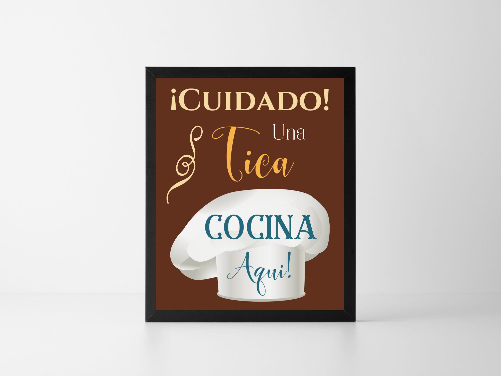 Costa Rican Art, Tica, Costa Rican Wall Art, Costa Rican Kitchen Art