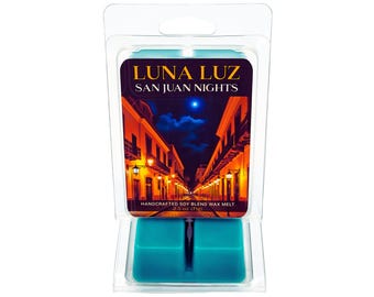 San Juan Nights Wax Melt, Sexy, Flirty Scent, Soy Blend