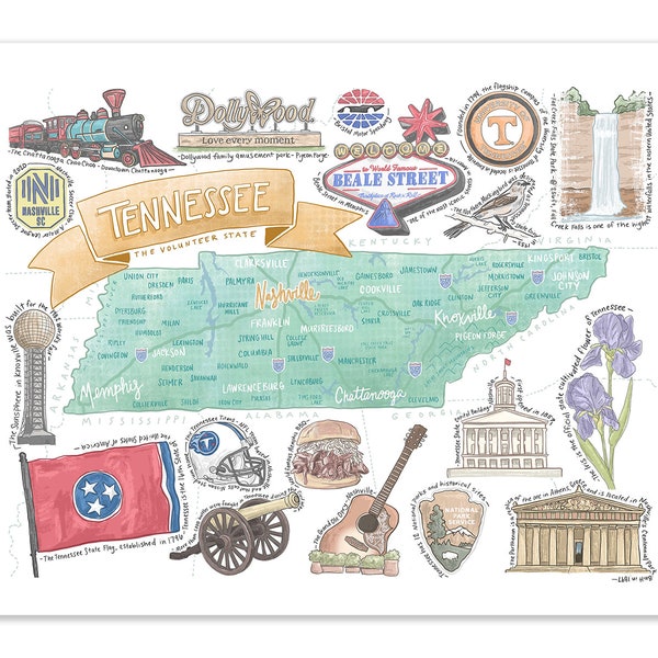 Chattanooga Map Svg - Etsy