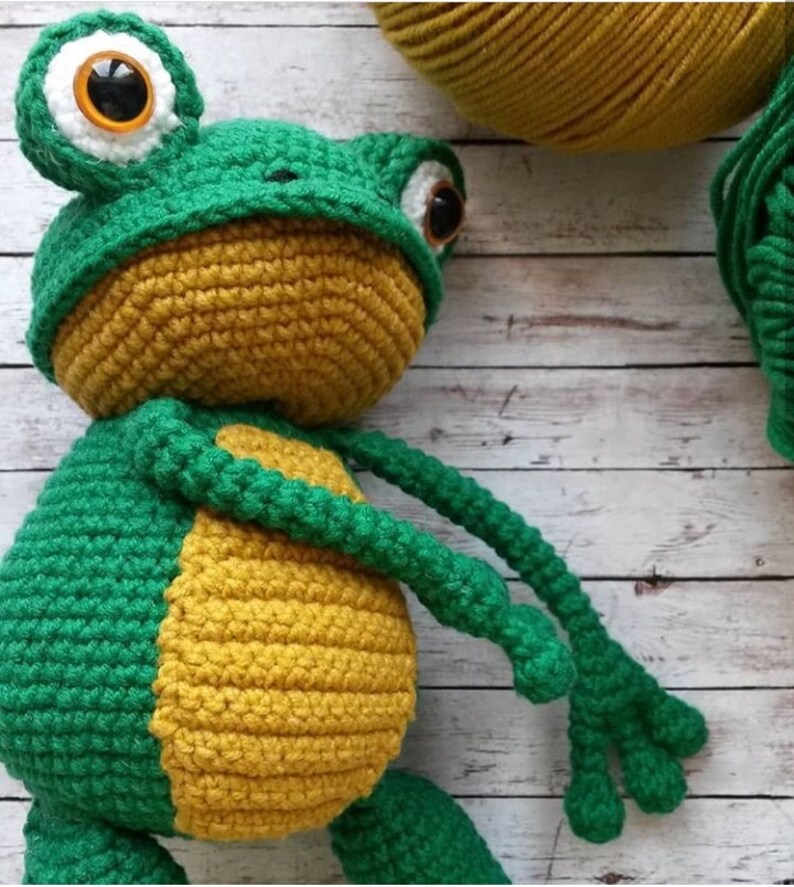 Amigurumi Frog/crochet handmade toy/amigurumi/knitted funny | Etsy