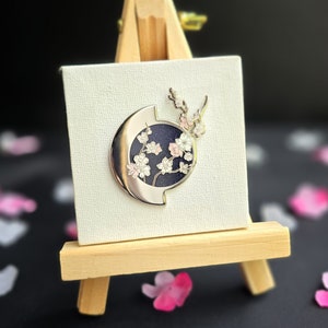 Oneus To Moon Floral inspired kpop enamel pin