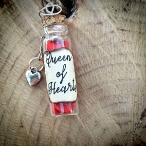 Queen of Hearts Bottle Charm