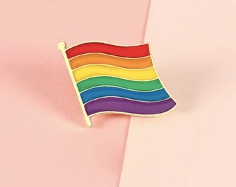 LGBT Pride Rainbow Flag Enamel Pin