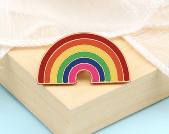 LGBT Pride Regenbogen Emaille Pin
