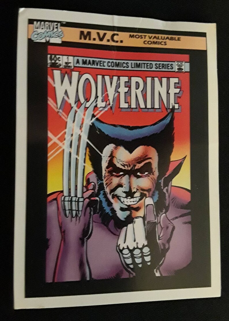 Marvel Universe Most Valuable Comic Card 133 Wolverine Etsy