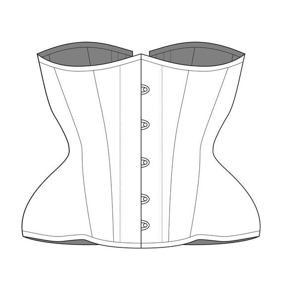 Corset garment top