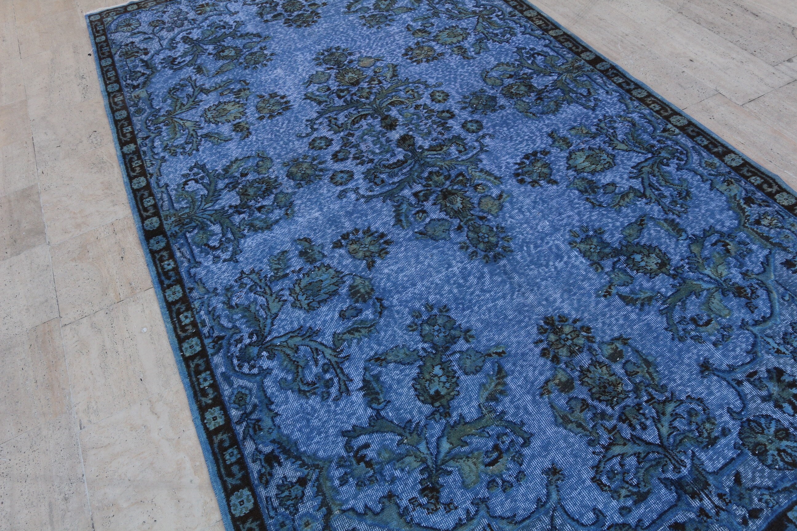 Blue Carpet 10'6 X 6'3 Ft 324 X 193cm Etsy UK