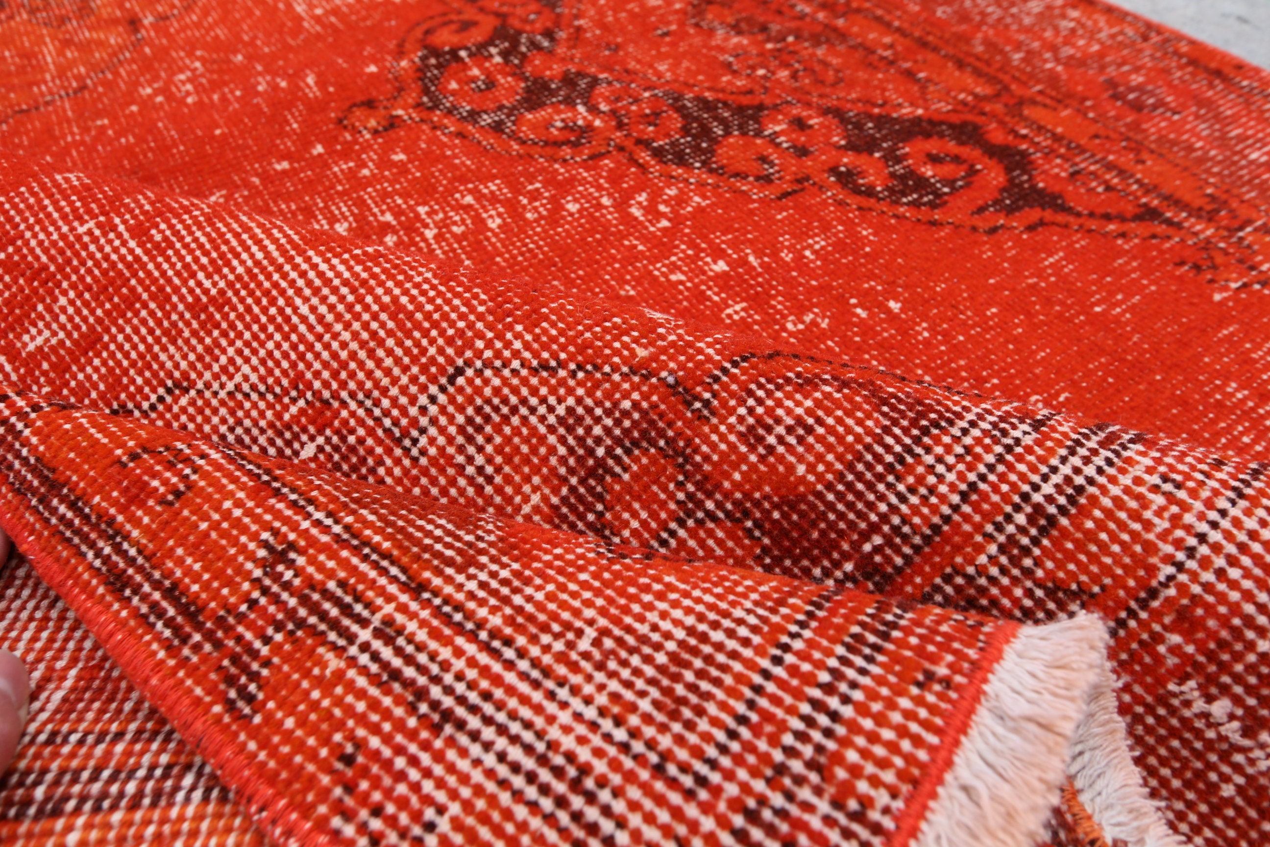 Orange Runner Rug 12'7x4'7ft 387x145cm Etsy UK