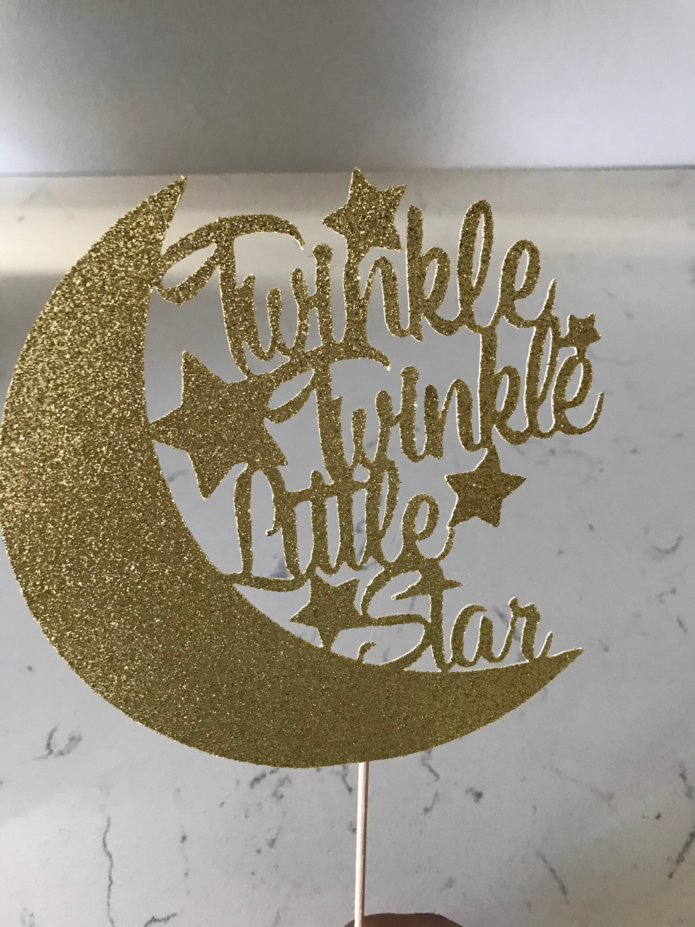 Twinkle Twinkle Little Star Cake Topper Baby Shower Party | Etsy