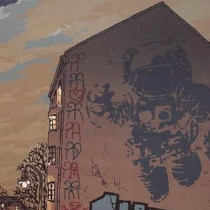 A2 Poster/A3  “We see the Same Moon” (Oranienstraße)