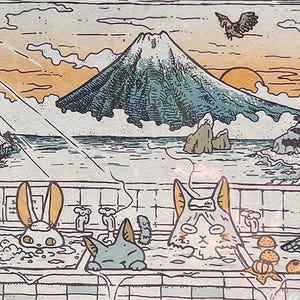 A3 Art-print "SENTO."/ Ryoko Nagara Illustrations