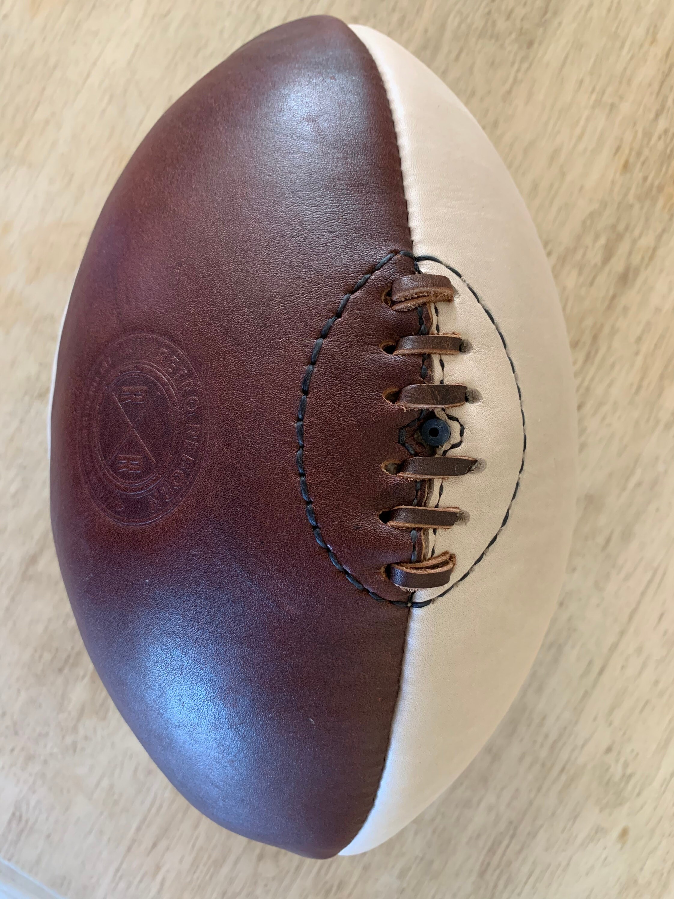 Retro Reborn Vintage Style Leather Rugby Ball - Etsy UK