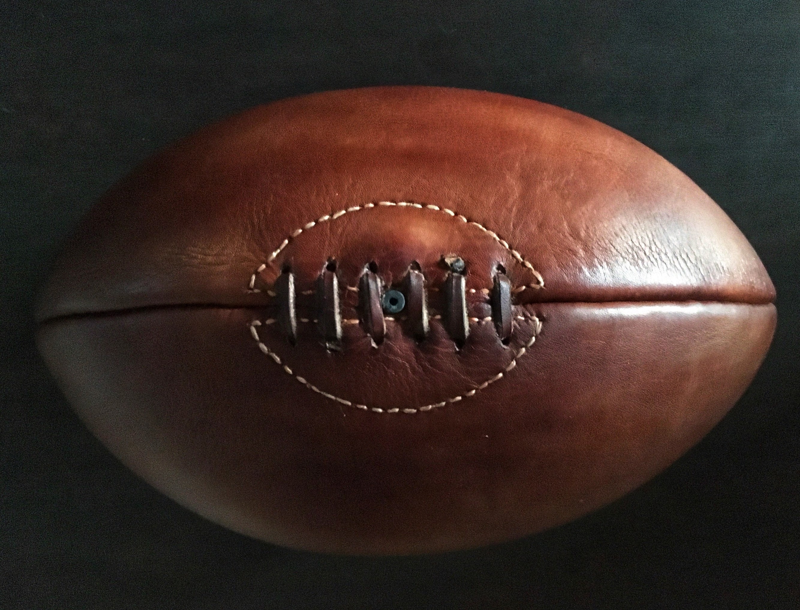 Retro Reborn Vintage Style Leather Rugby Ball | Etsy UK