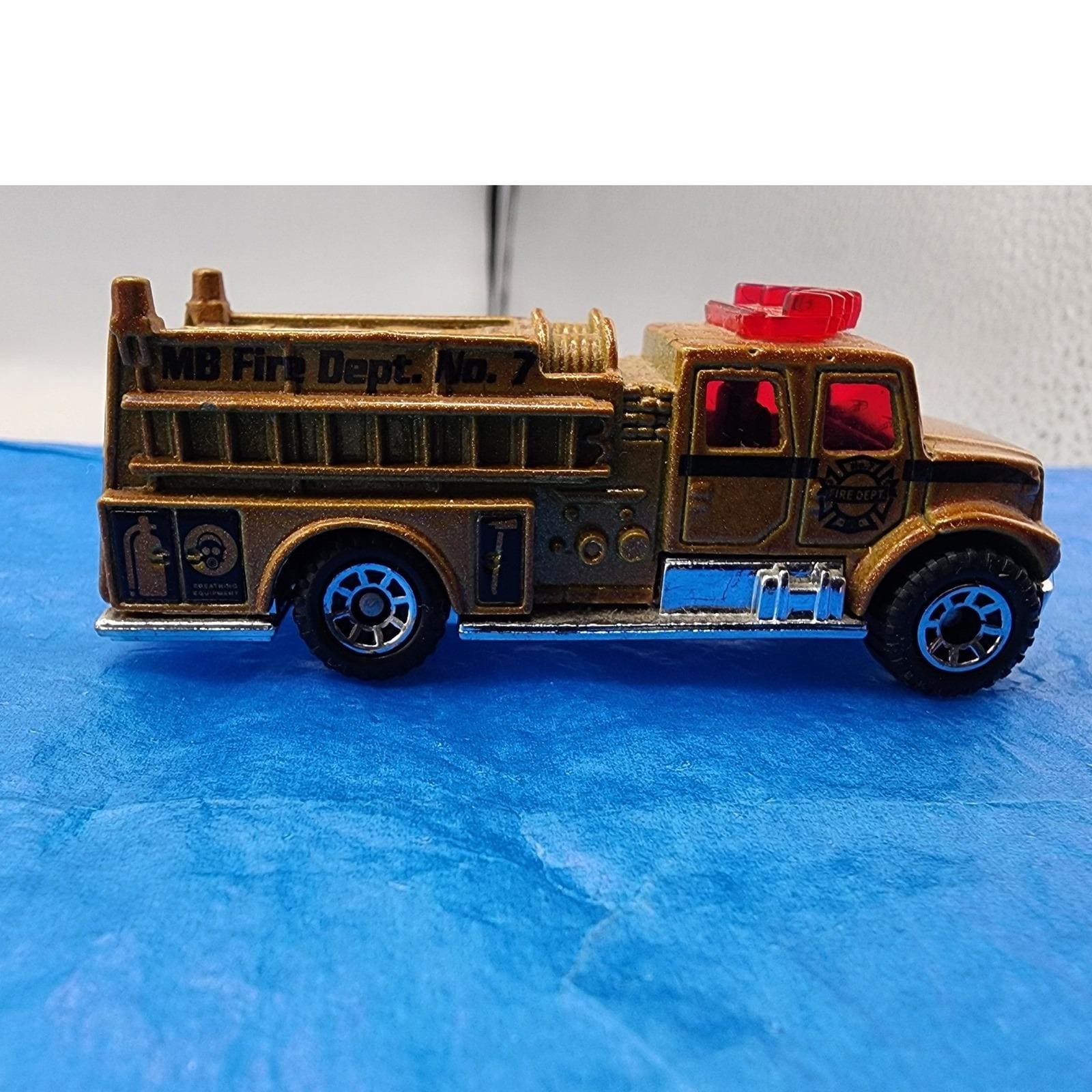 Vintage Matchbox Fire Engine - Etsy
