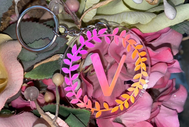 Personalized Initial Keychain