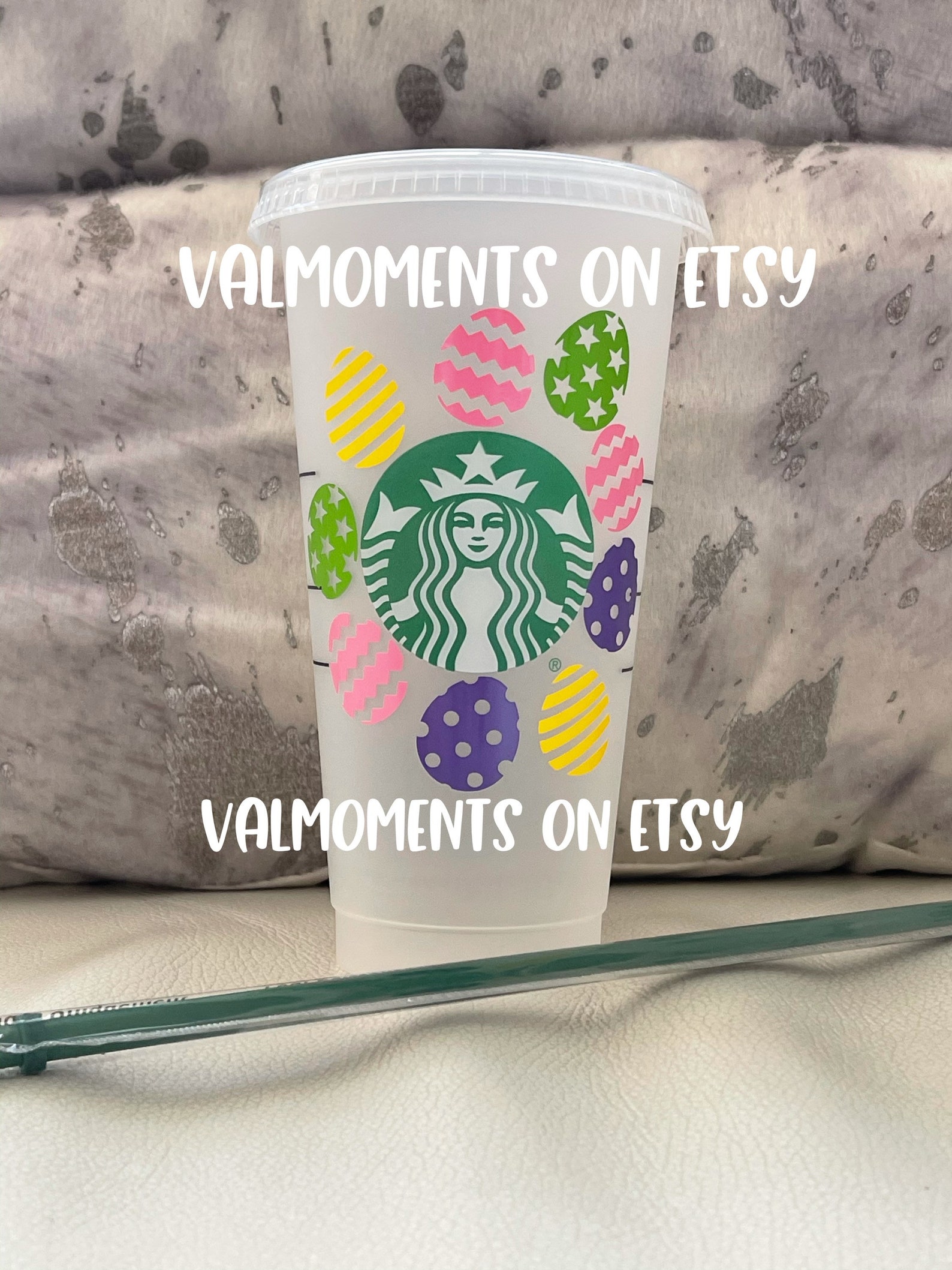 Starbucks Easter Cup/ Starbucks Cold Cup/ Easter Gift for her/ Etsy