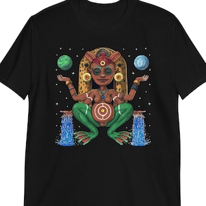 Puerto Rico T-Shirt, Boricua Shirt, Atabey Taino Goddess T-Shirt, Puerto Rican Symbol Tee, Taino Clothing, Taino Clothes, Boricua Apparel
