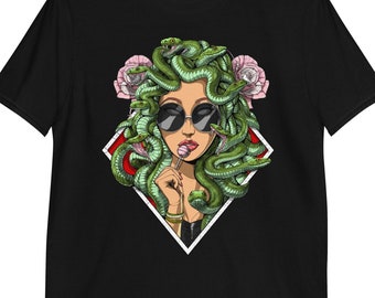 Medusa T-Shirt, Greek Mythology Shirt, Greek Goddess Tee, Unisex Medusa Tee, Medusa Clothing, Medusa Clothes, Medusa Outfit, Medusa Apparel