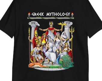 Greek Mythology Gods Unisex T-Shirt: Ancient Greece Deity Tee