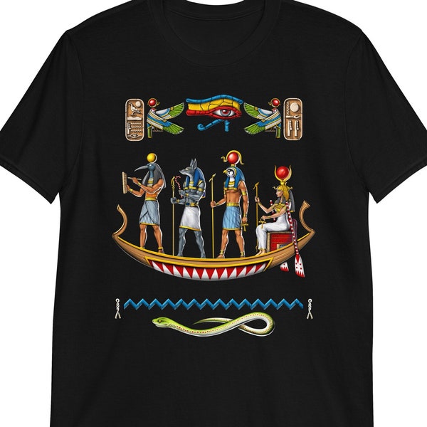 Egyptian God Anubis Shirt, Thoth Egyptian Deity T-Shirt, Eye Of Horus Shirt, Egyptian Mythology Hieroglyphs Clothing, Ancient Egypt Clothes