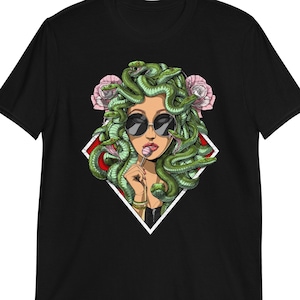 Medusa T-Shirt, Greek Mythology Shirt, Greek Goddess Tee, Unisex Medusa Tee, Medusa Clothing, Medusa Clothes, Medusa Outfit, Medusa Apparel