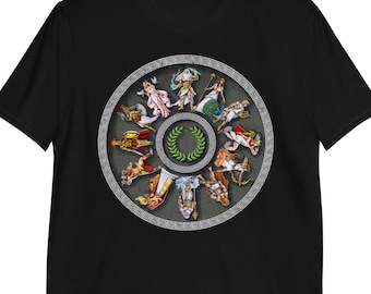 Greek Mythology Gods T-Shirt: Ancient Greece Deity Tee