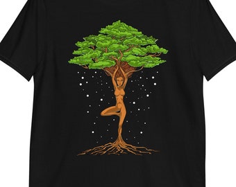 Tree Of Life Yoga T-Shirt, Spiritual Tee, Meditation Shirt, Yoga Clothing, Yoga Clothes, Spirituality Shirt, Yoga Apparel, Yoga Outfit
