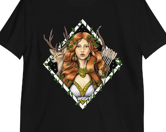 Greek Goddess Artemis Shirt, Ancient Greece Tee, Greek Mythology Shirt, Greek Goddess Clothing, Greek Mythology Clothes, Mythology Apparel