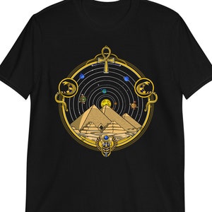 Egyptian Pyramids Shirt, Egyptian Mythology T-Shirt, Eye Of Horus Shirt, Ancient Egypt Shirt, Egyptian Ankh Symbol Tee, Egyptian Clothing