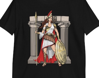 Greek Mythology Goddess Athena Shirt, Ancient Greece Tee, Greek Mythology Clothing, Greek Mythology Clothes, Greek Mythology Outfit