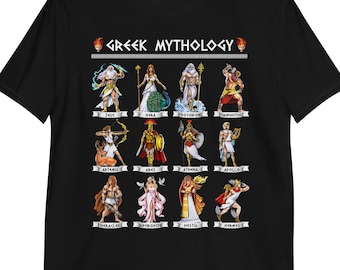 Greek Mythology Gods T-Shirt: Ancient Greece Tee