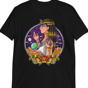 Egyptian Queen Cleopatra T-Shirt, Ancient Egypt Shirt, Egyptian Mythology Goddess Tee, Egyptian Pyramids Shirt, Egyptian Clothing