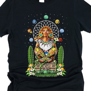 Aztec God Xochipilli T-Shirt - Aztec Mythology Shirt - Ancient Mayan Gods Tee - Aztec Deity Clothing - Aztec Clothes - Aztec Gods Shirts