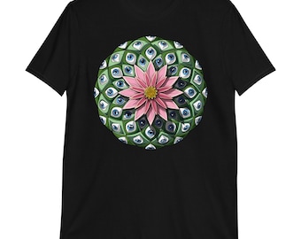 サイケデリックなペヨーテサボテンTシャツ、トリッピーなペヨーテTシャツ