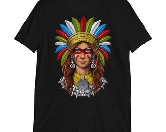 Aztec Warrior T-Shirt, Ancient Aztec Tee