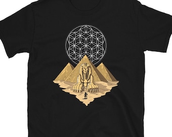 Egyptian Pyramids Shirt, Egyptian Sphinx Tee, Ancient Egypt Shirt, Egyptianian Mythology Shirt, Egyptian Clothes, Egyptian Clothing
