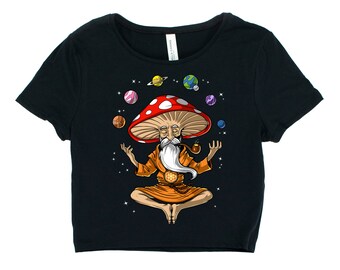 AZSTEEL Magic Mushroom Buddha Psychedelic Hippie Zen Yoga Meditation T-Shirt AZSTEEL Magic Mushroom Buddha Psychedelic Hippie Zen Yoga Meditation T-Shirt
