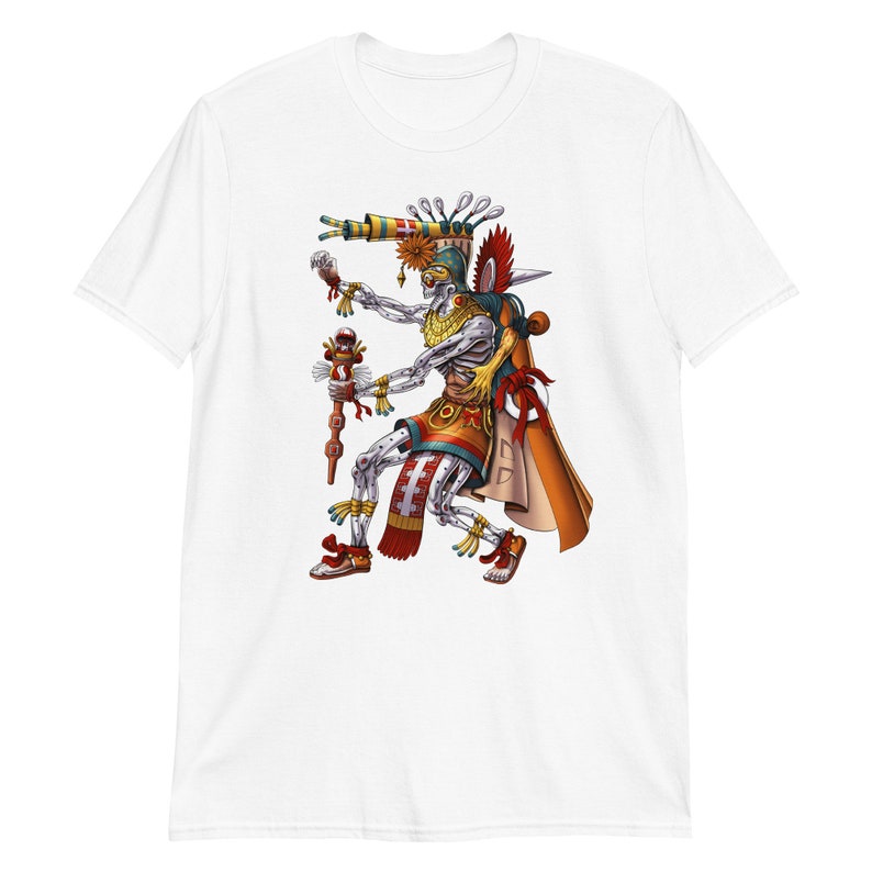 Aztec God Mictlantecuhtli T-shirt, Aztec Mythology Shirt, Aztec Gods ...
