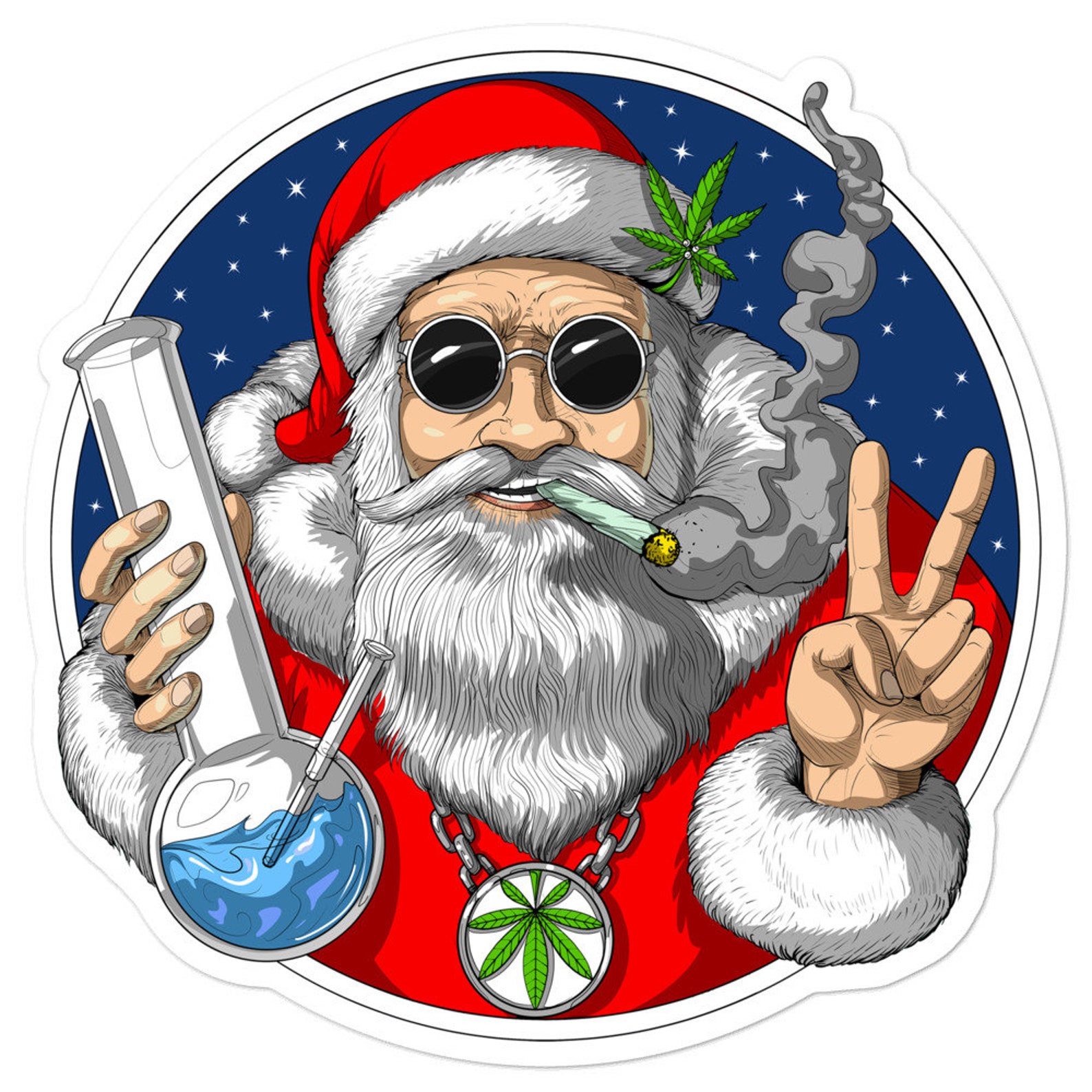 Funny Christmas Stickers 