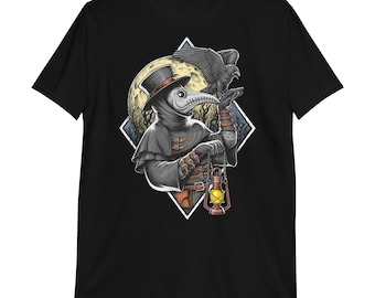 Plague Doctor T-Shirt, Macabre Gothic Tee