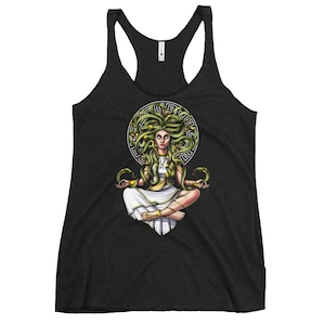 Medusa Womens Tank Top, Greek Mythology Tank, Greek Goddess Tank, Medusa Clothing , Medusa Outfit, Medusa Clothes, Medusa Apparel