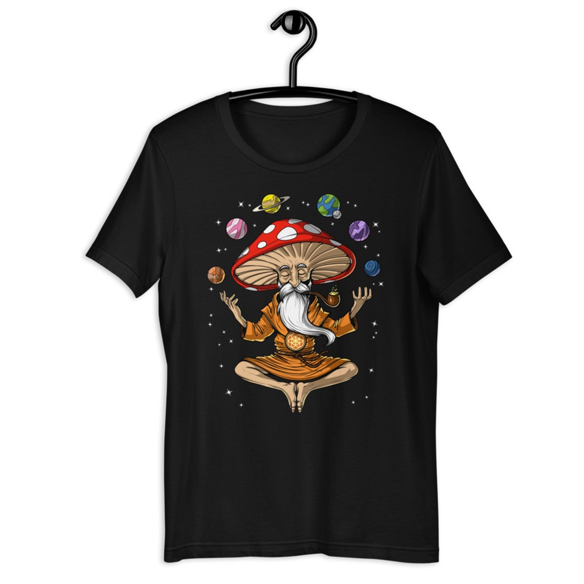 Hippie Mushroom Buddha Shirt Psychedelic Magic Mushroom - Etsy