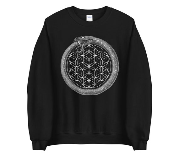 Ouroboros Snake Sweatshirt - Sacred Geometry Sweatshirt