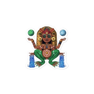 Atabey Taino Goddess Sticker Boricua Stickers Puerto Rico - Etsy