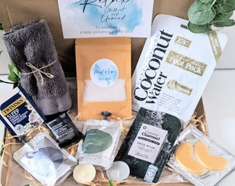 Mens Spa Letterbox Gift: Relax And Unwind/Pamper Hamper/Gift For Him/July Birthday Gift/Selfcare/New Job/New Dad/Male Teacher Gift